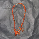 Elegant orange Coral Necklace