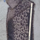INC International Concepts Leopard Print Fringed Scarf/Shawl_NWT