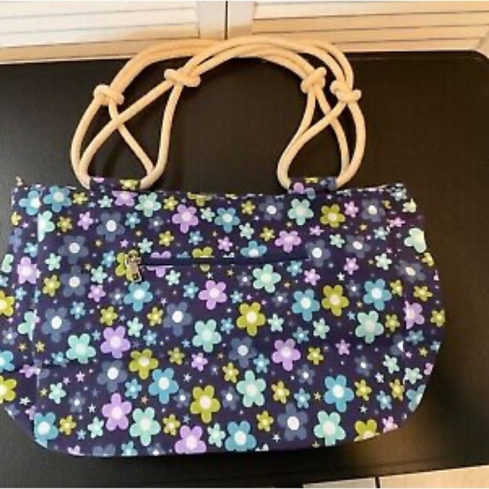 Farmhouse Floral Patterned Women's Bag - Multicolor