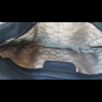 Michael Kors Black Leather Purse Handbag Snap Buckle Early 2000's Model