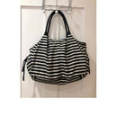 Kate Spade ♠️ Black and White Striped Diaper Bag with Changing Pad