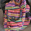 Colorful Striped Backpack