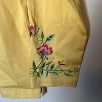 Quaker Factory Embroidered Yellow Jacket