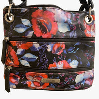 Rosetti Floral Adjustable Crossbody/Shoulder Bag