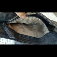 Michael Kors Black Leather Purse Handbag Snap Buckle Early 2000's Model