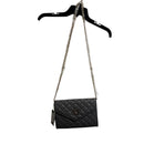 Badgley Mischka Crossbody Gray Gold Hardware