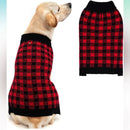 XL Black and Red Checkered Dog Shirt NWOT