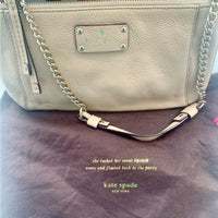 Kate Spade ♠️ Byrd Wellesley Cream Leather
Chain Strap Purse EUC