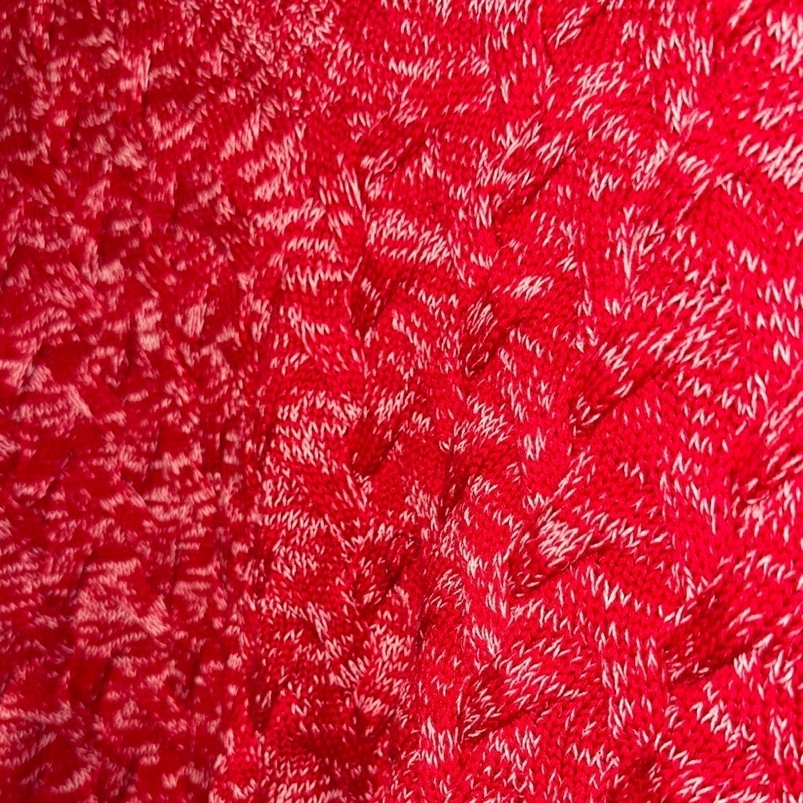 LANDS' END S (6-8) Cotton Drifter V-neck Sweater NWT $80