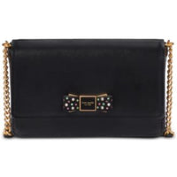 EUC; Kate Spade Morgan Bedazzled Bow Patent Leather Flap Crossbody