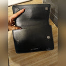 Kurt Geiger LIKE NEW Black Shoreditch with Leopard Pony Hair Sides Purse