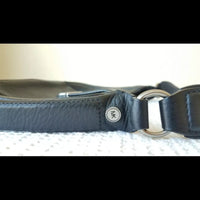 Michael Kors Black Leather Purse Handbag Snap Buckle Early 2000's Model