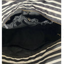 Kate Spade ♠️ Black and White Striped Diaper Bag with Changing Pad