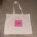Kate Spade Pink and White Tote Bag