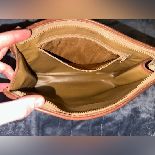 Brown and Tan Designer Men's Bag