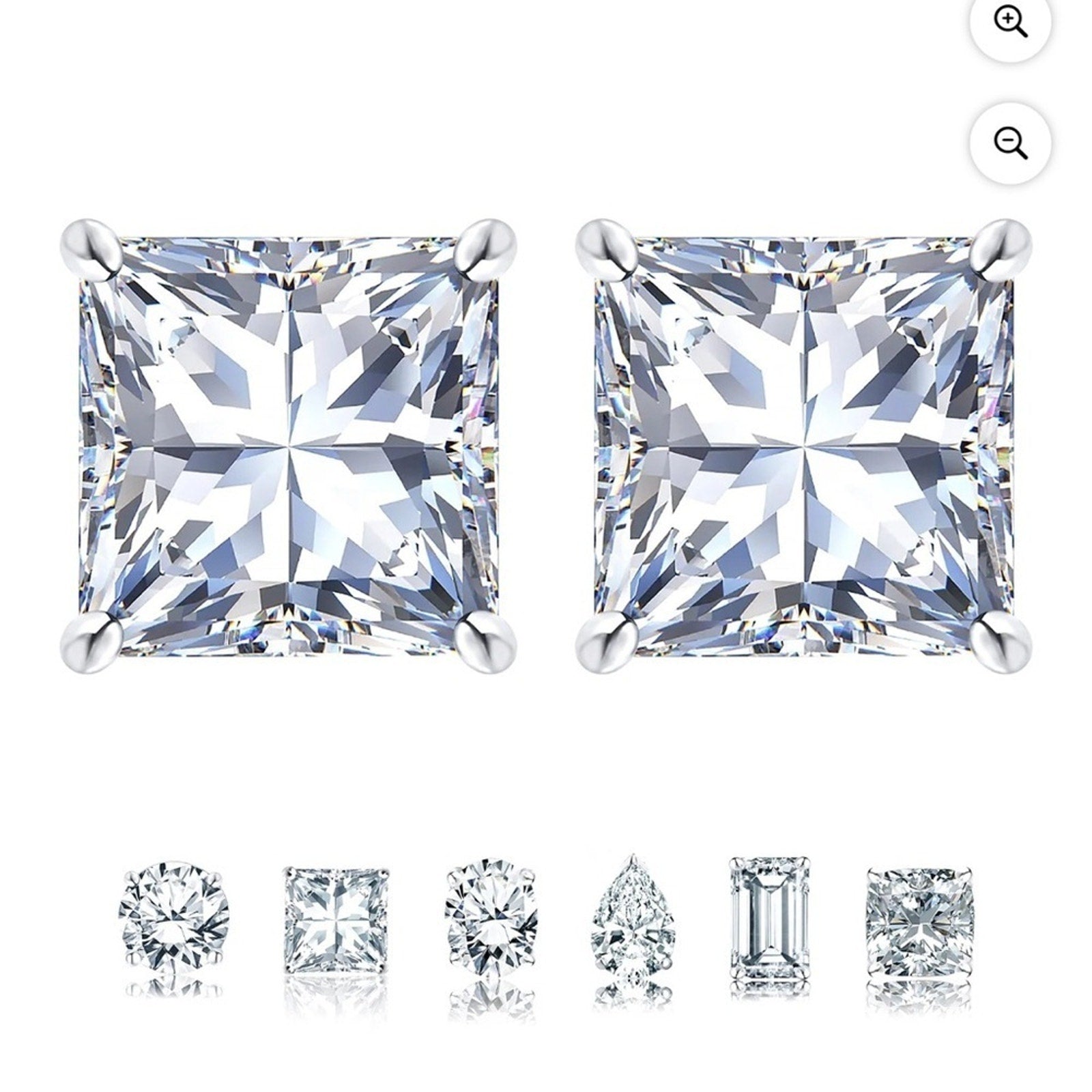 Elegant Silver Stud Earrings