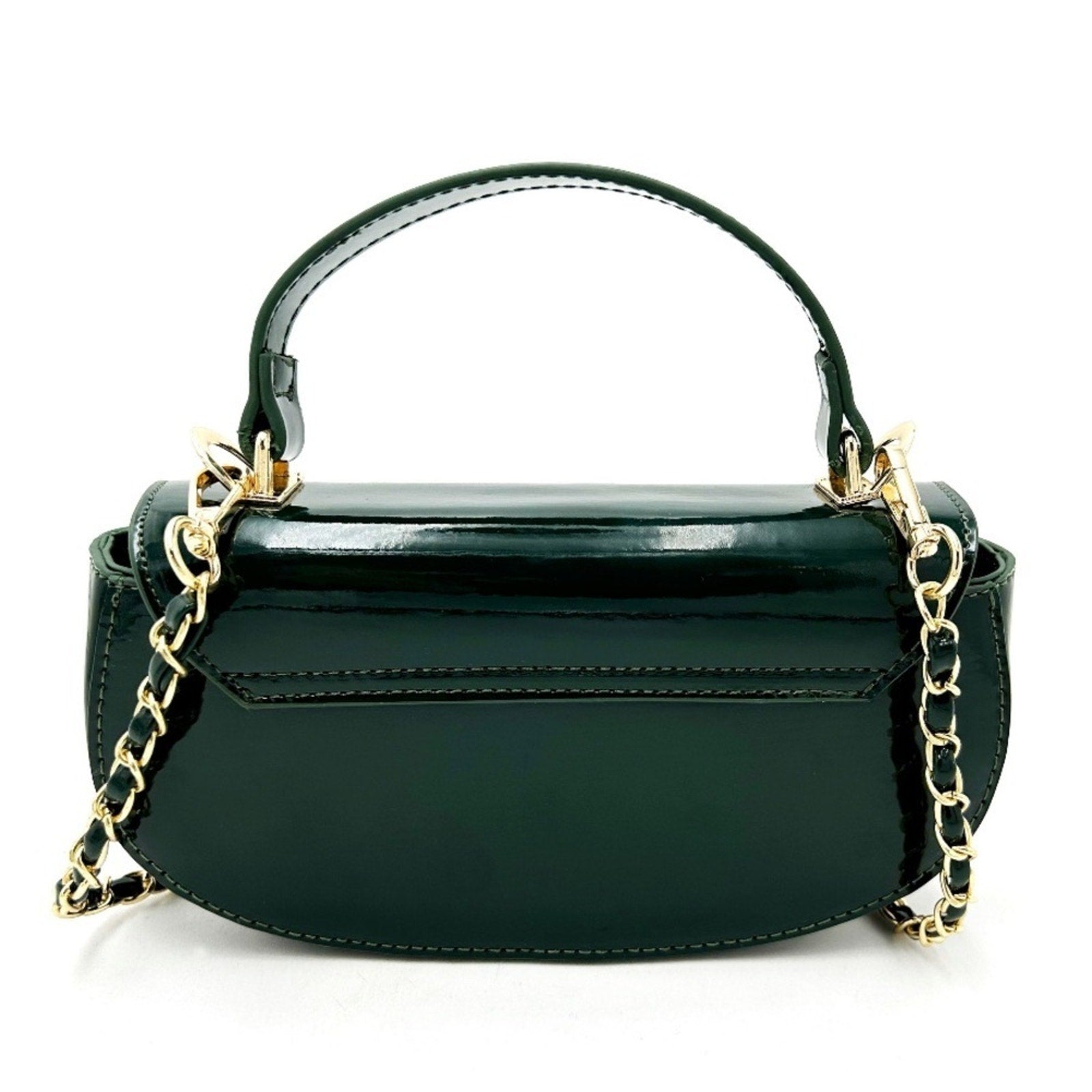 Valentino Orlandi Elegant Green Handbag