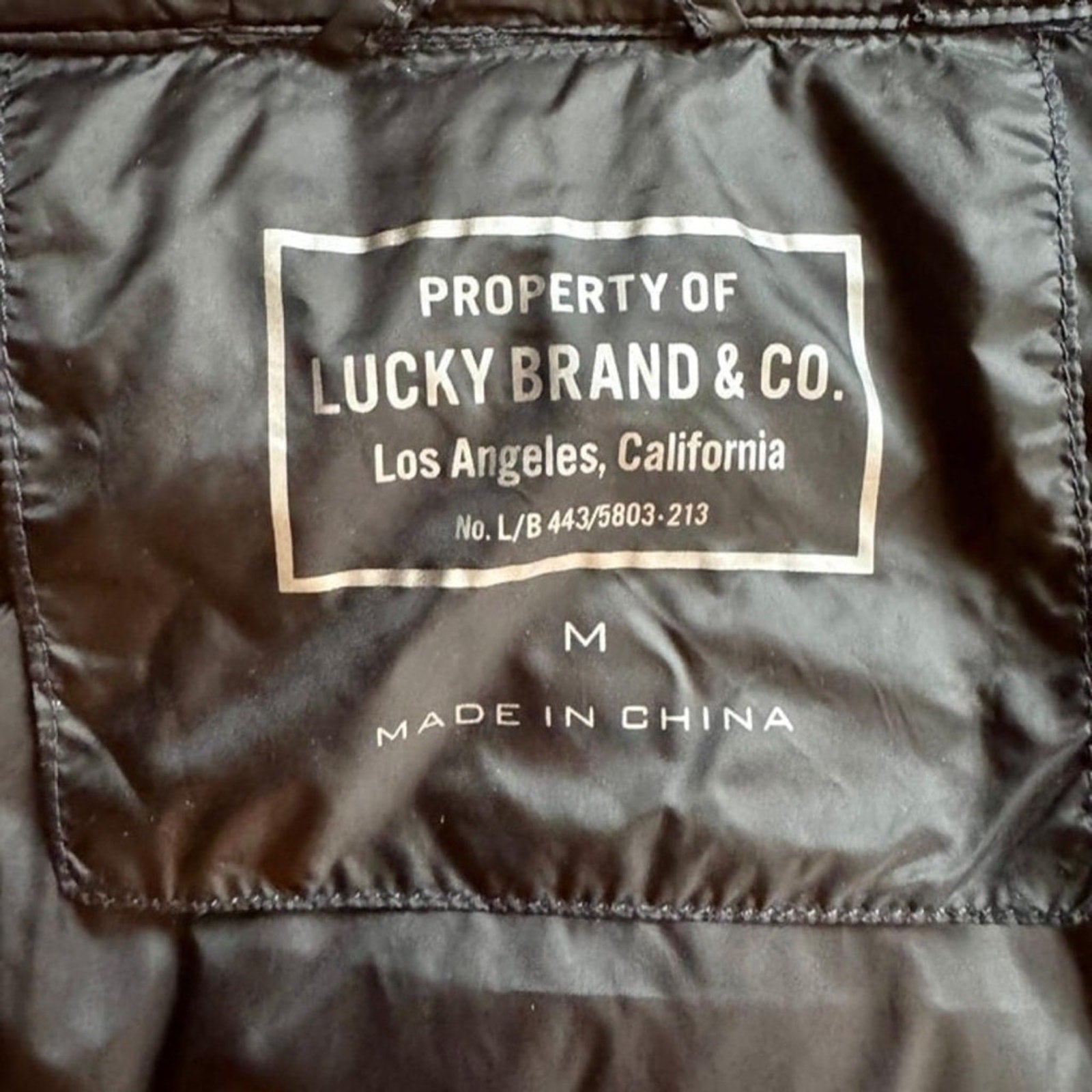 Lucky 🍀 Brand Women's Navy Puffer Jacket