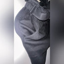 Black Women's Cotton Casual Shorts