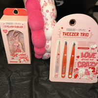 Limited Edition-Peanuts Love Letter Headband, Eyelash curler & Tweezer Trio Set