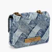 MICRO DENIM KENSINGTON BAG Kurt Geiger London NWOT