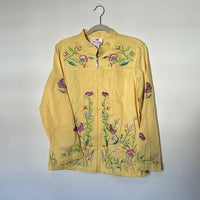Quaker Factory Embroidered Yellow Jacket