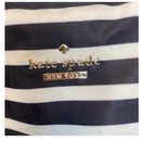Kate Spade ♠️ Black and White Striped Diaper Bag with Changing Pad
