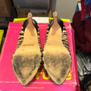 Zebra Print Platform Heels