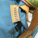 Dooney & Bourke Vintage Rainbow Monogram Logo Leather Shoulder Bag Handbag EVC