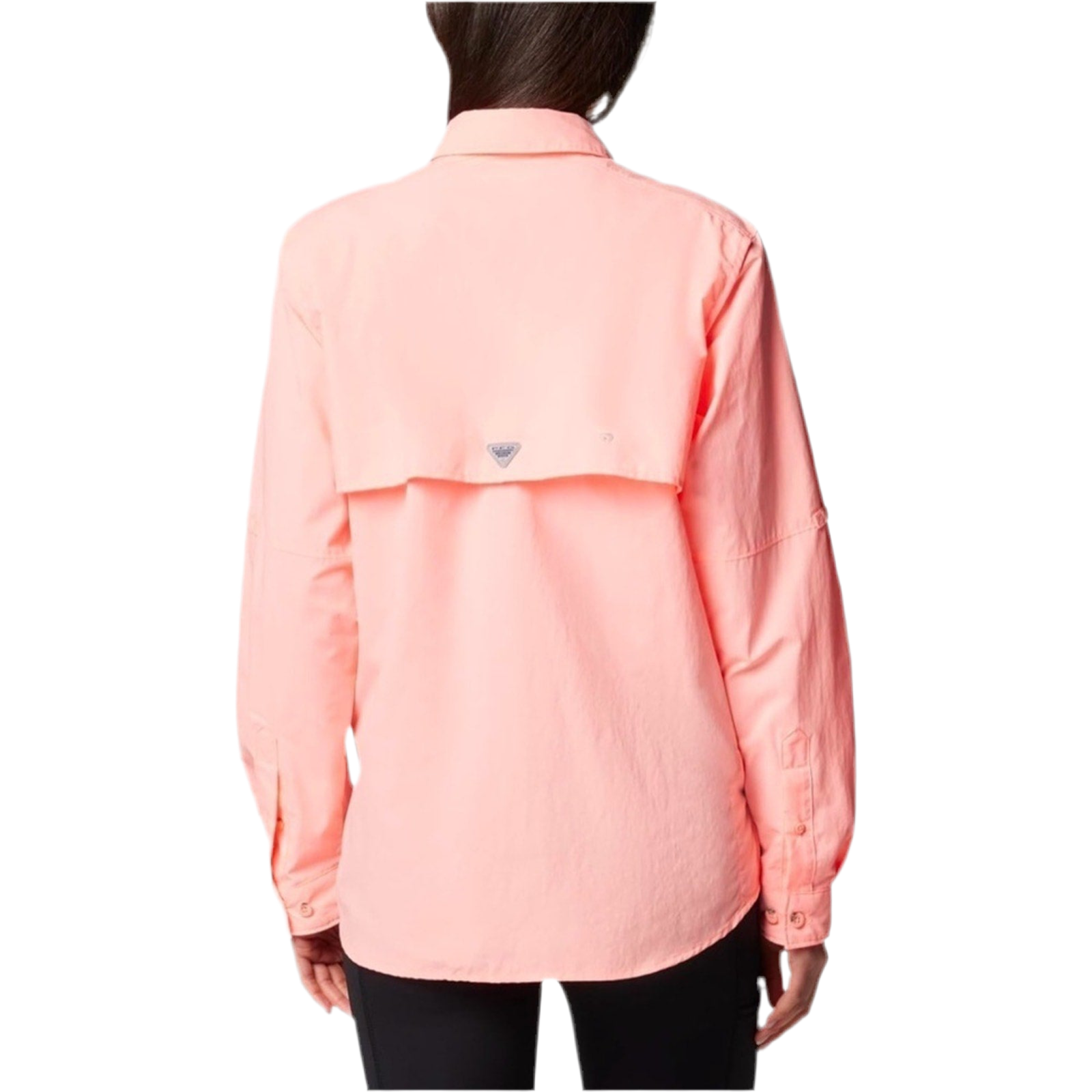 Columbia Women's Tiki Pink Bahama LS, PFG Button Down