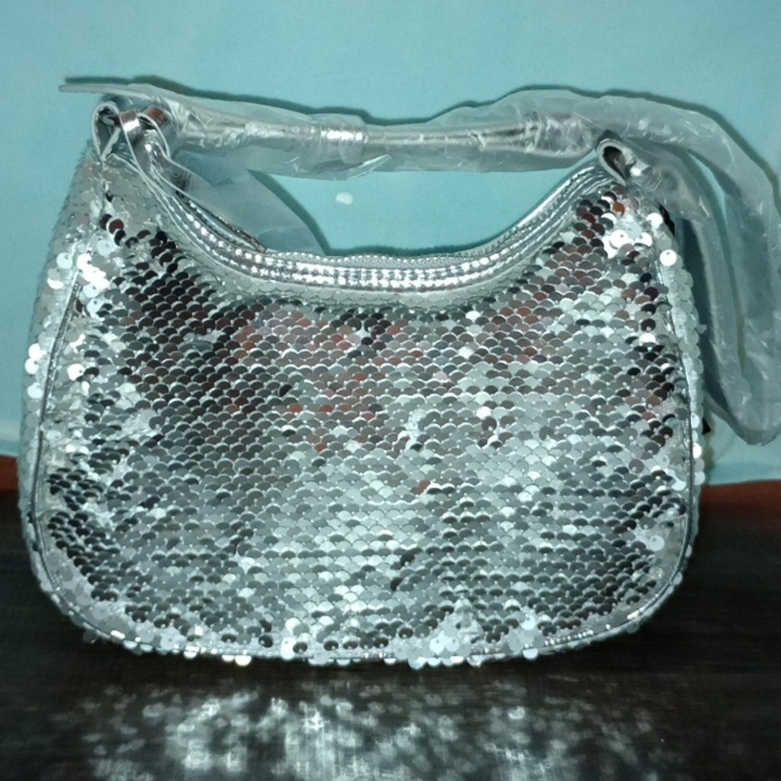 Nicole Miller sequins Hobo bag NWT