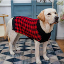 XL Black and Red Checkered Dog Shirt NWOT