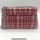 Brand New Badgley Mischka Red Tweed Crossbody - NIP