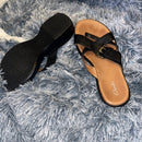 Clarks Black Leather Sandals NWOT