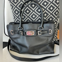 Michael Kors Hamilton large Size Black Leather