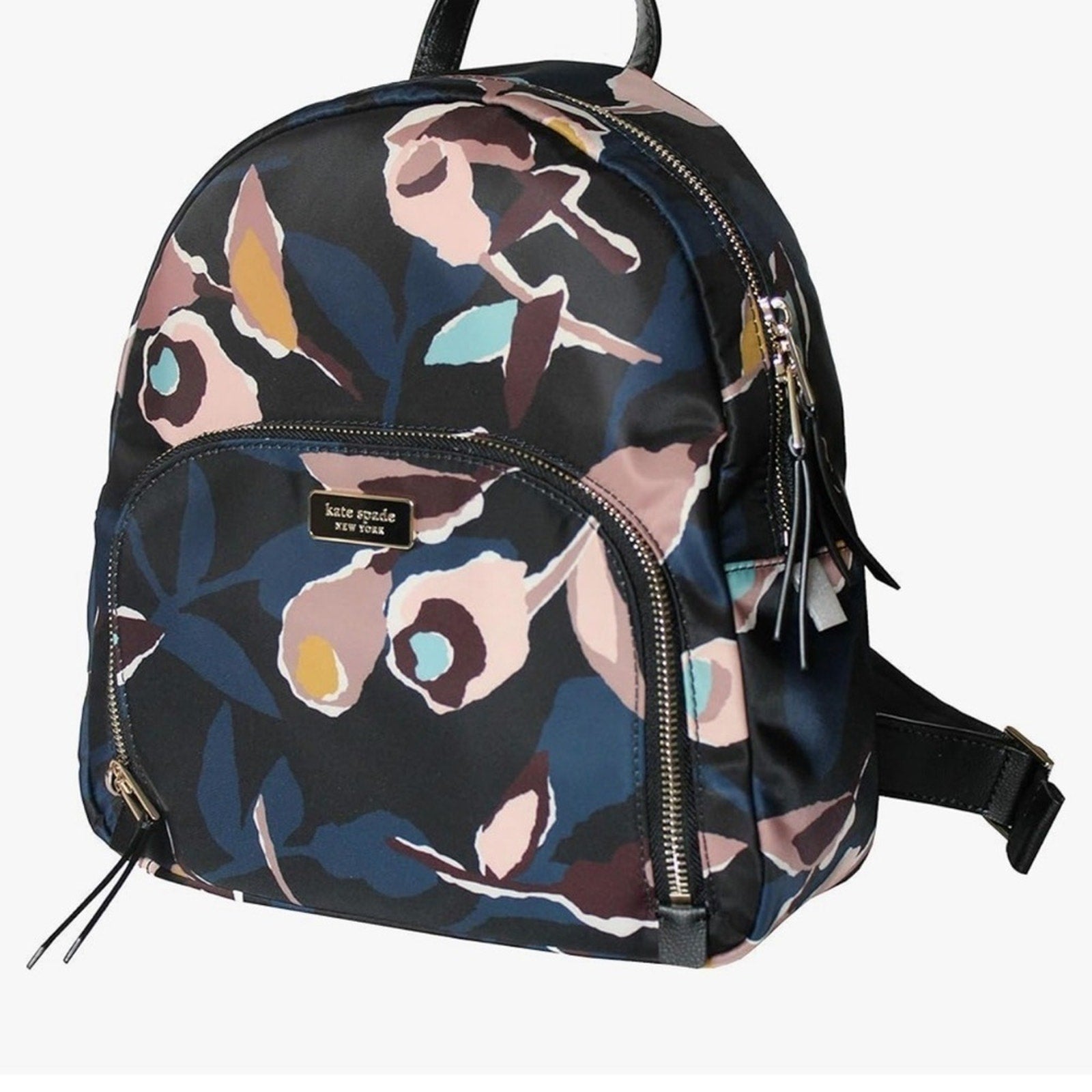 Kate Spade ♠️ Floral Backpack - Black Multicolor