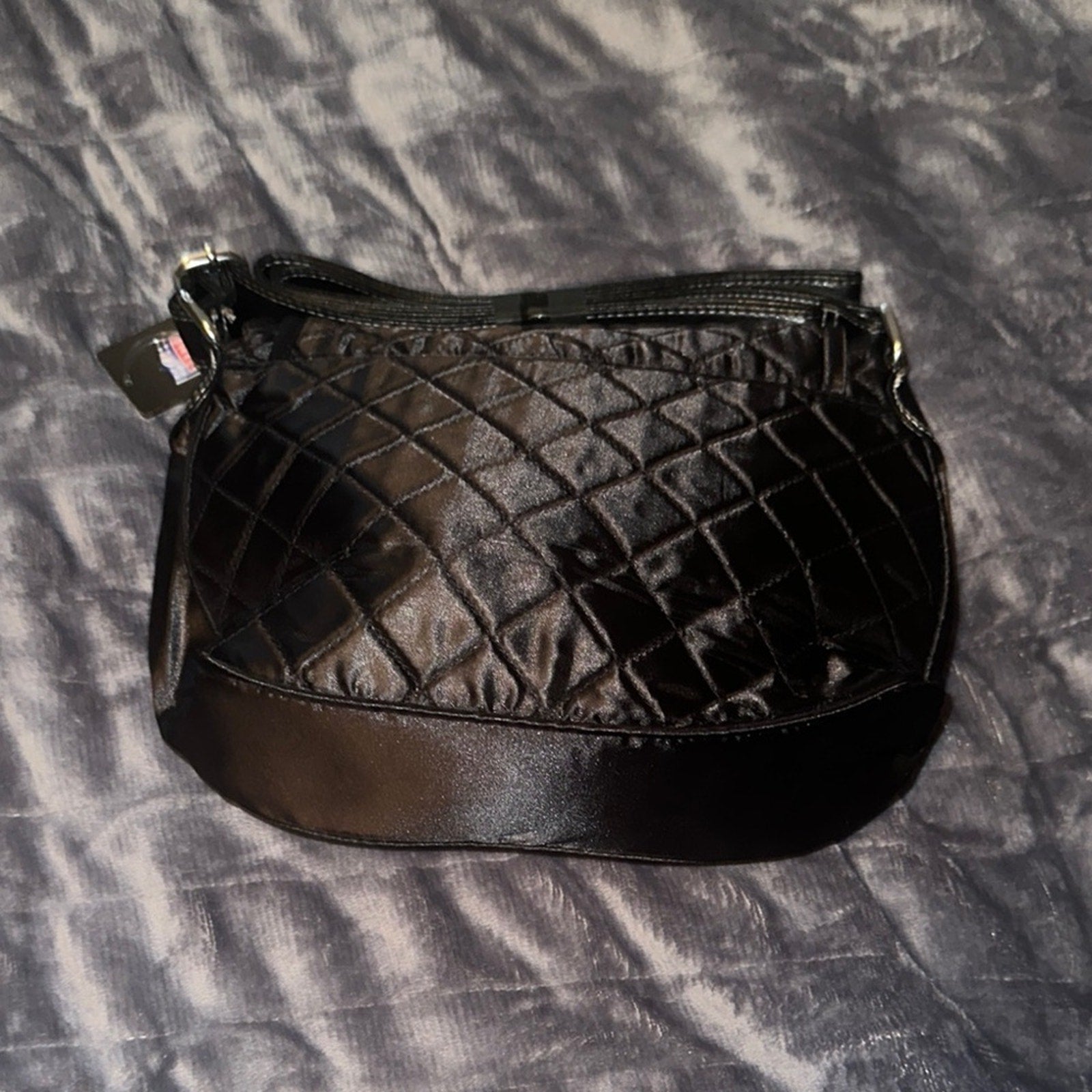 NFL Dallas Cowboys Black Quilted Star Embellished Shoulder Bag