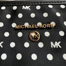 Michael Kors Black & White Polk A Dot Eva Nylon Small Tote