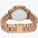 Michael Kors Rose Gold Stainless Steel & Pave Crystals Woman's Wrist Watch 🚨C/O