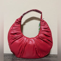 Badgley Mischka Pleat Shoulder Bag NEW