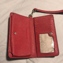 Michael Kors Red Wristlet Wallet