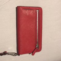 Michael Kors Red Wristlet Wallet