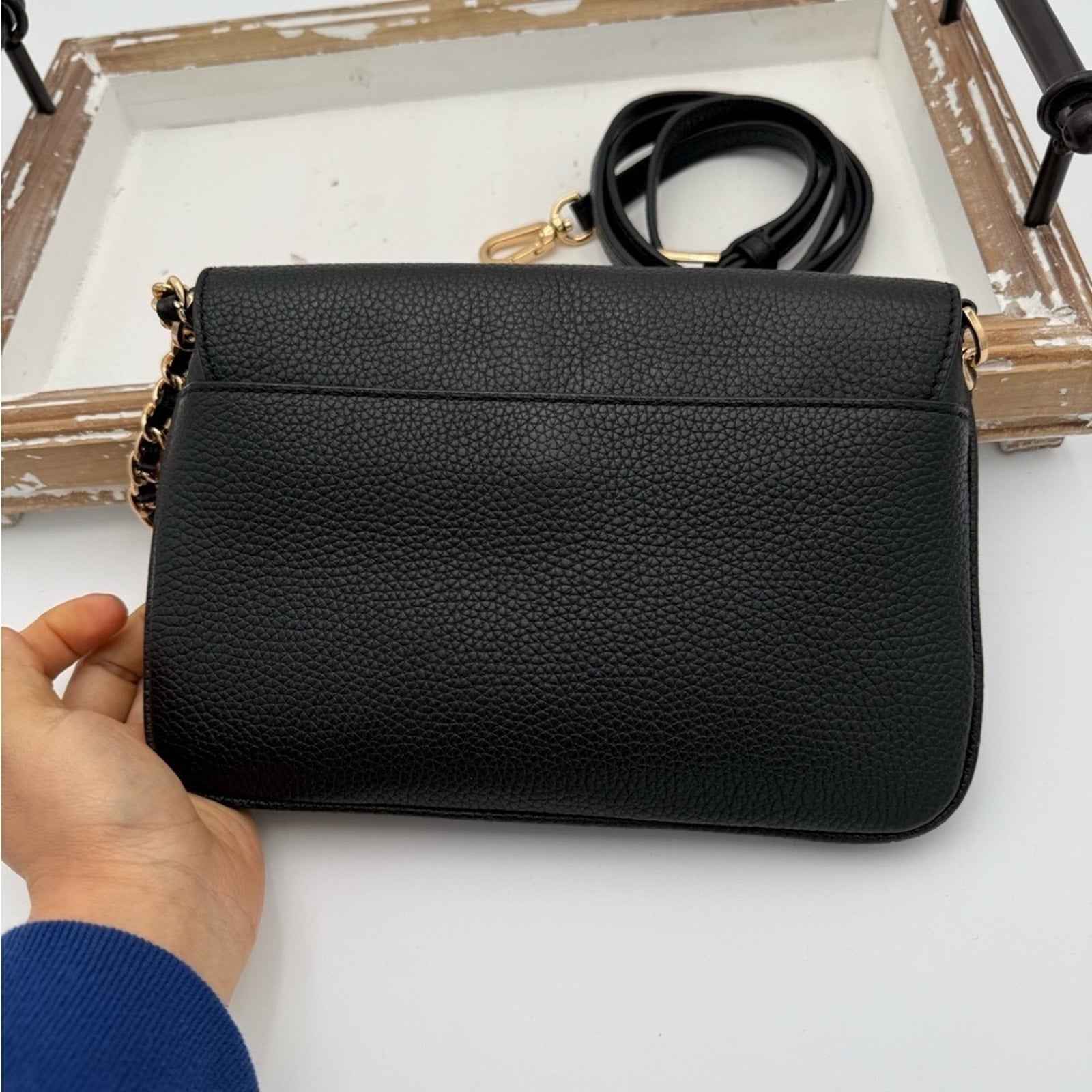 Tory Burch leather Thea Clutch Crossbody - NWOT