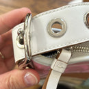 Coach Pink and Green Crossbody Bag with Patchwork Design