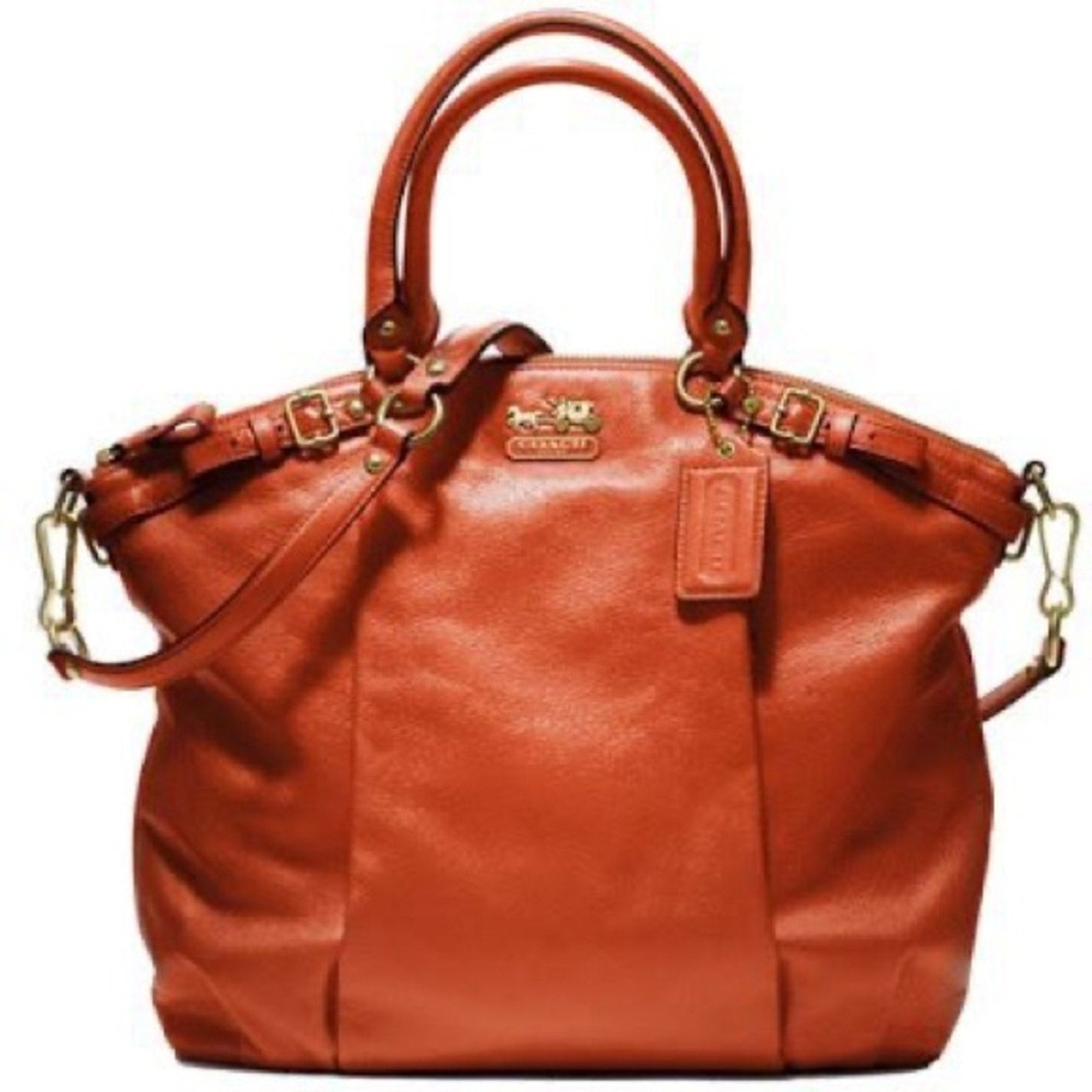 Coach Madison Leather Lindsey Satchel Handbag
SKU 43113 EUC