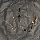 Chic Multi-Layered Necklace with Floral Accent