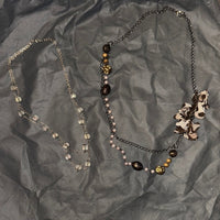 Chic Multi-Layered Necklace with Floral Accent