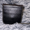 **RARE** Vintage Loewe snake bone coffee black leather wallet / card holder
