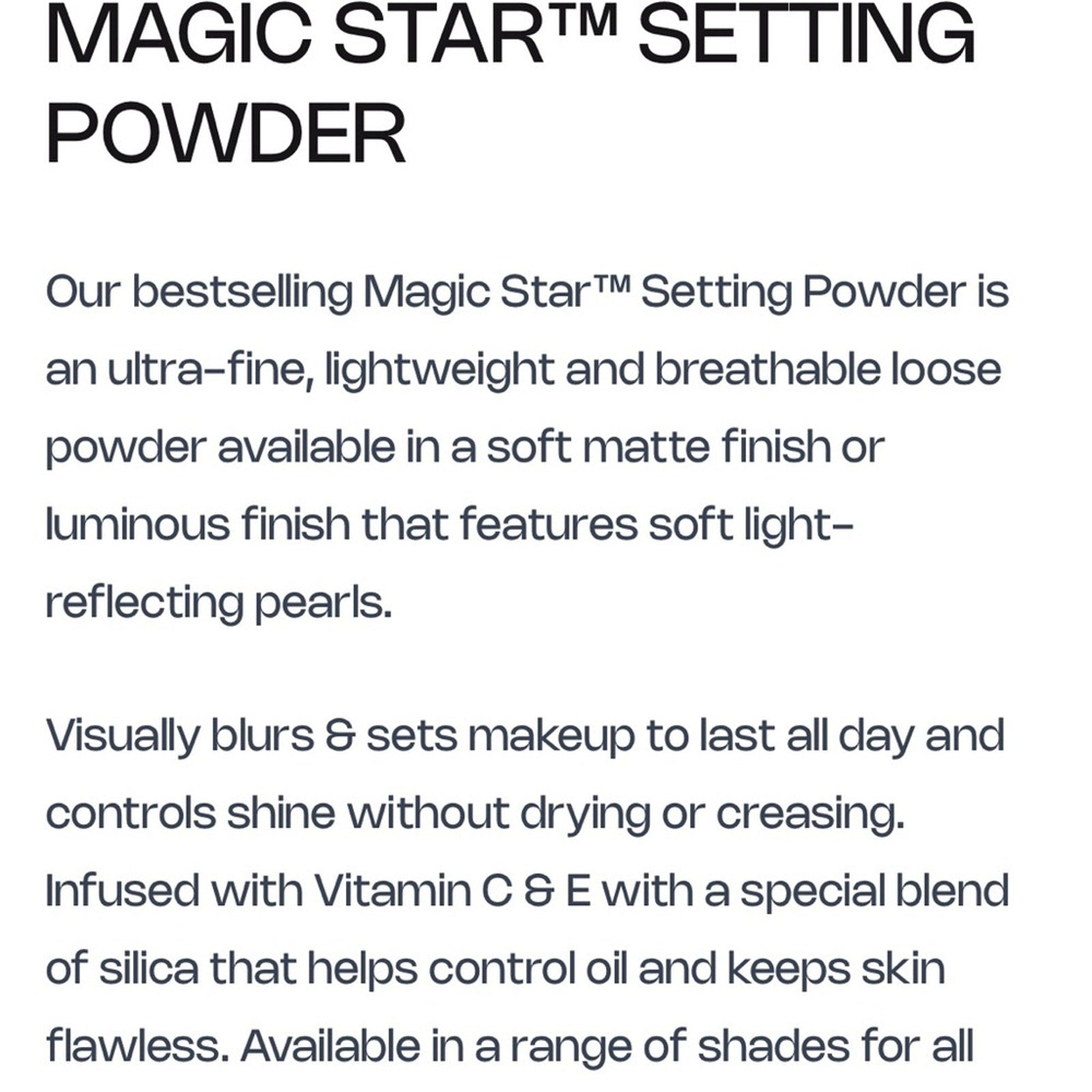 Jeffree Star Suede Setting Powder