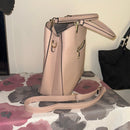 Blush Pink Handbag with crossbody strap